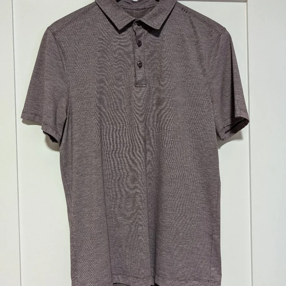 Men's Lululemon Short Sleeve Collared Polo Shirt - Picture 1 of 5